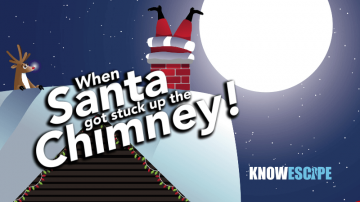 When Santa Got Stuck Up The Chimney